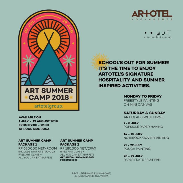 Artotel Ajak Habiskan Liburan dengan Ikut Berbagai Kelas Seni Lewat Art Summer Camp