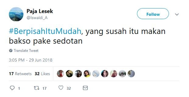 15 Tweet dari Warganet yang Buktiin Bahwa Berpisah itu Mudah. Ini nih, yang Jauh Lebih Susah~