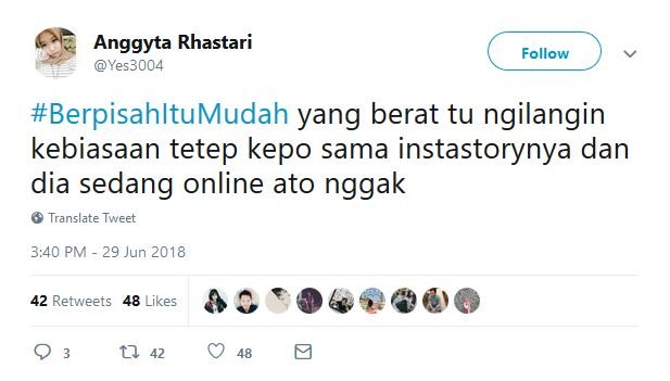 15 Tweet dari Warganet yang Buktiin Bahwa Berpisah itu Mudah. Ini nih, yang Jauh Lebih Susah~