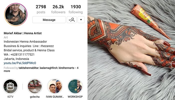 Cek 6 Henna Artist Rekomendasi Hipwee yang Tenar di Instagram Ini. Tak Hanya Wajah, Tanganmu Juga Bisa Jadi Cantik