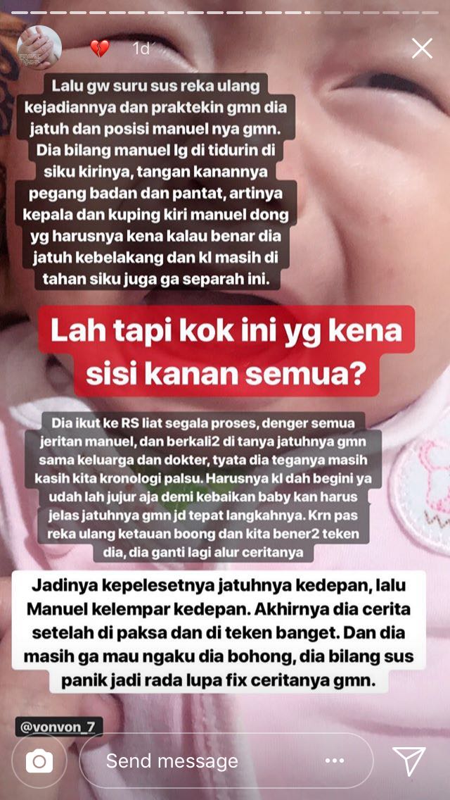 Tragedi Pilu Soal Bayi dan Susternya Diunggah sang Ibu, Warganet Turut Sebarkan Biar Jadi Pelajaran