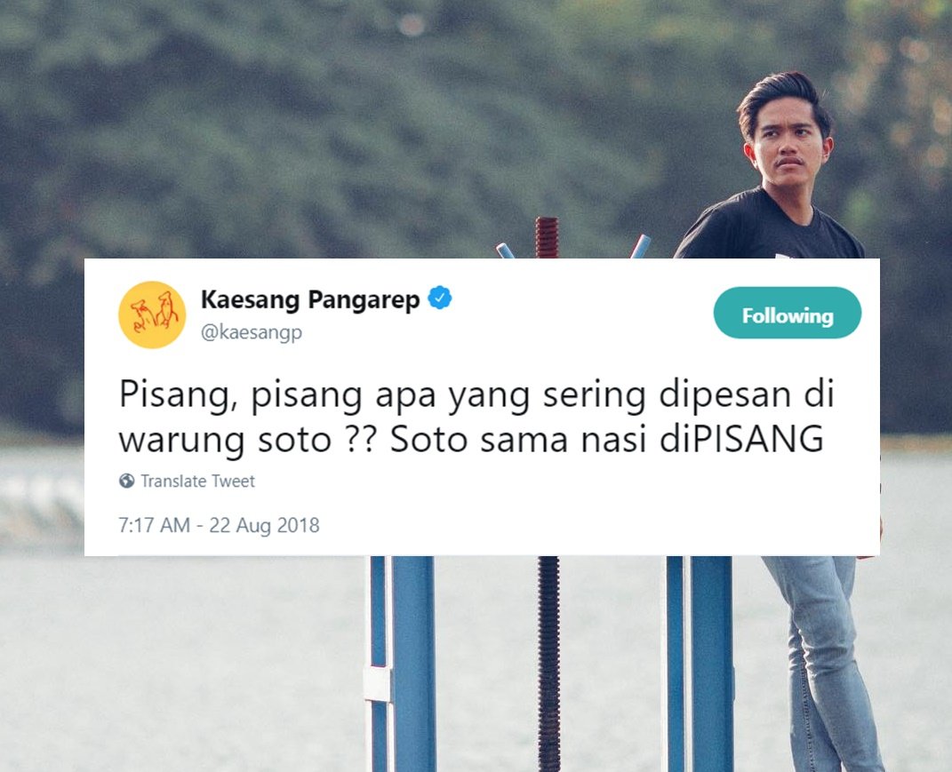 11+ Bukti Betapa Recehnya Kaesang Pangarep di Twitter. Hati-hati, Pamor Selebtweet Bakal Tergeser nih!