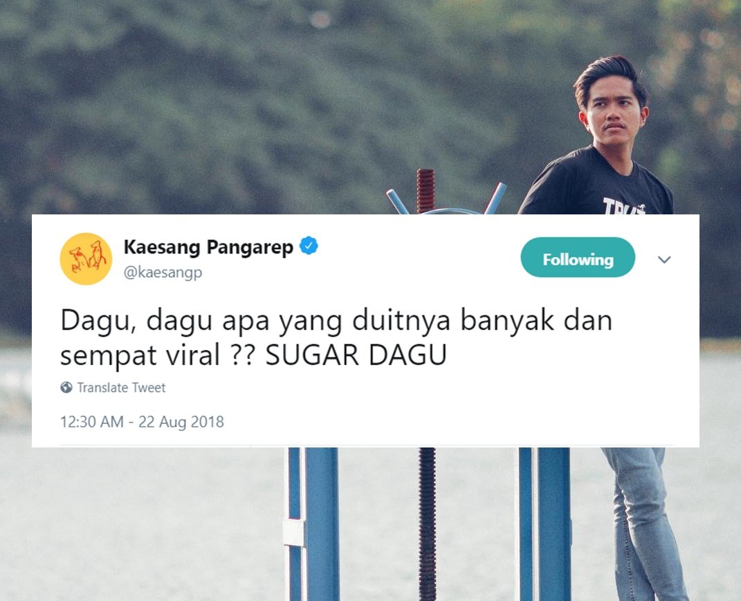 11+ Bukti Betapa Recehnya Kaesang Pangarep di Twitter. Hati-hati, Pamor Selebtweet Bakal Tergeser nih!