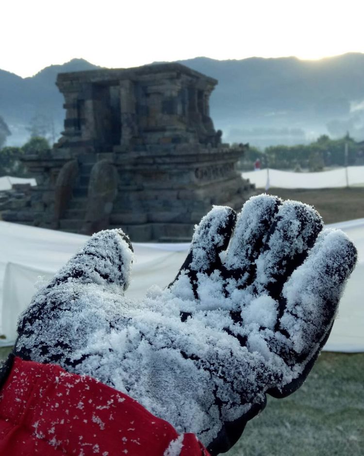 Potret Dinginnya Dieng Saat Event Dieng Culture Festival 2018. Brrr, Dieng Membeku Saat Itu!