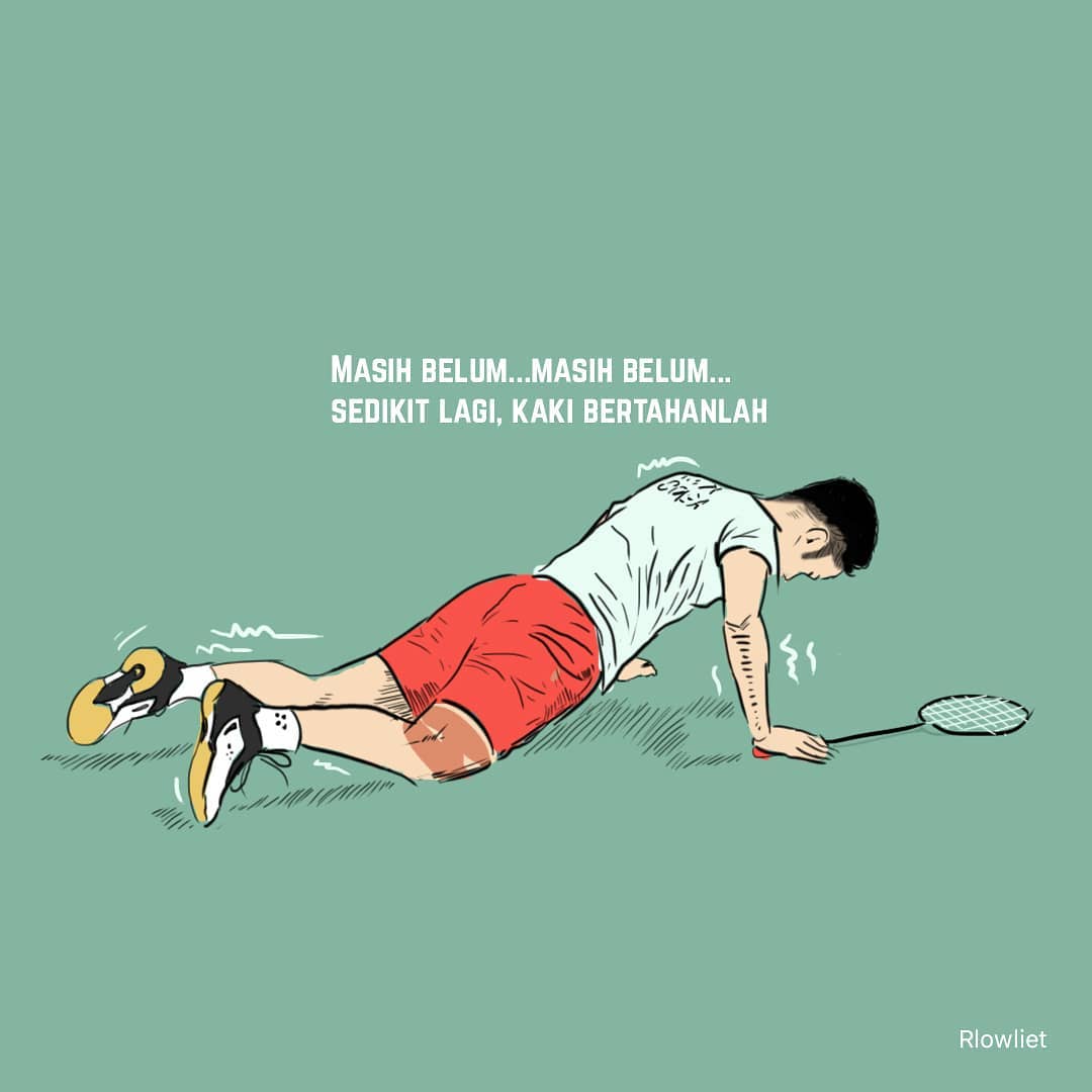 Apresiasi Perjuangan Ginting dalam 13 Ilustrasi ini Sukses Bikin Kita Makin Emosional. Mewek, Kan?