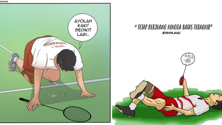 Apresiasi Perjuangan Ginting dalam 13 Ilustrasi ini Sukses Bikin Kita Makin Emosional. Mewek, Kan?