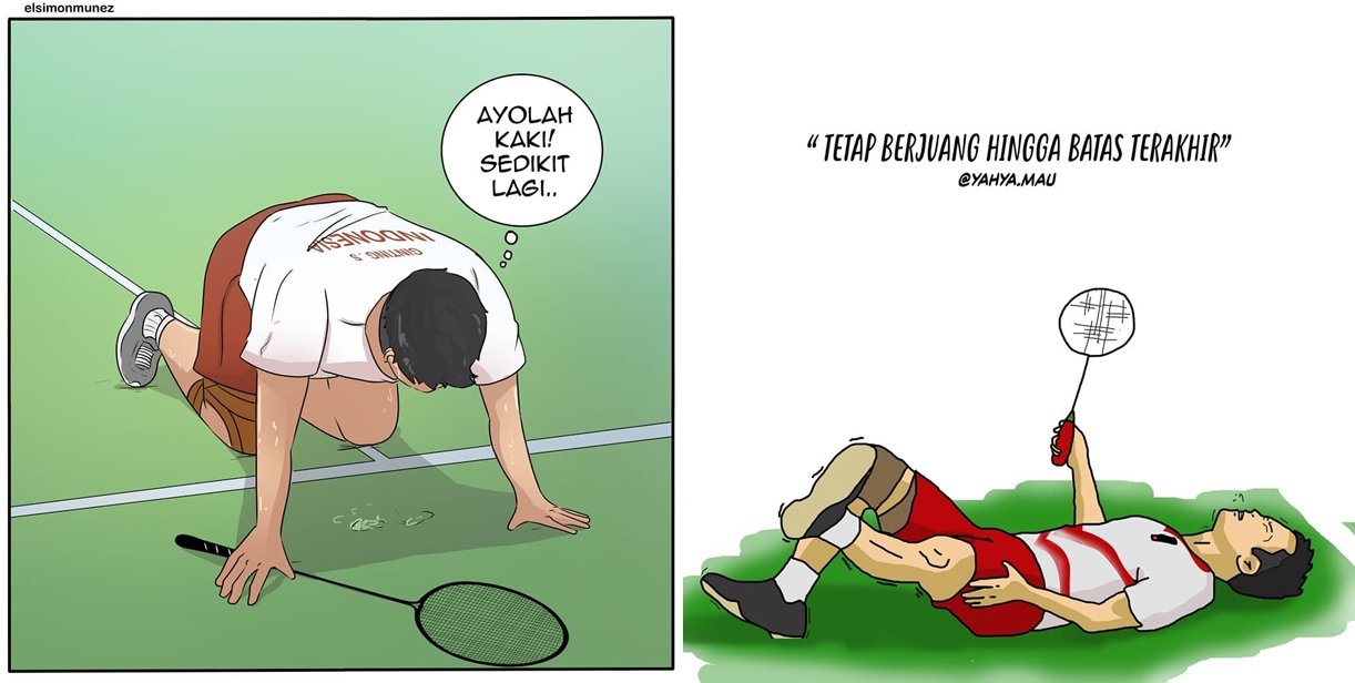 Apresiasi Perjuangan Ginting dalam 13 Ilustrasi ini Sukses Bikin Kita Makin Emosional. Mewek, Kan?