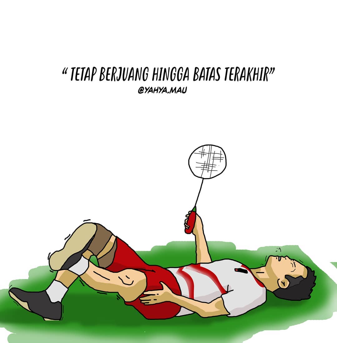 Apresiasi Perjuangan Ginting dalam 13 Ilustrasi ini Sukses Bikin Kita Makin Emosional. Mewek, Kan?