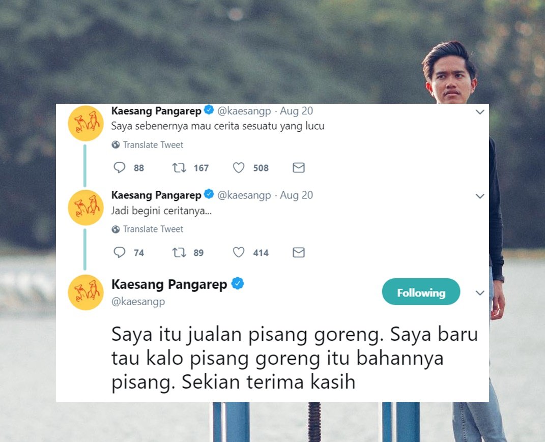 11+ Bukti Betapa Recehnya Kaesang Pangarep di Twitter. Hati-hati, Pamor Selebtweet Bakal Tergeser nih!