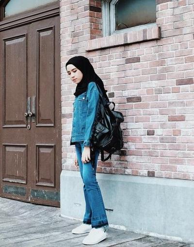 style jaket jeans wanita