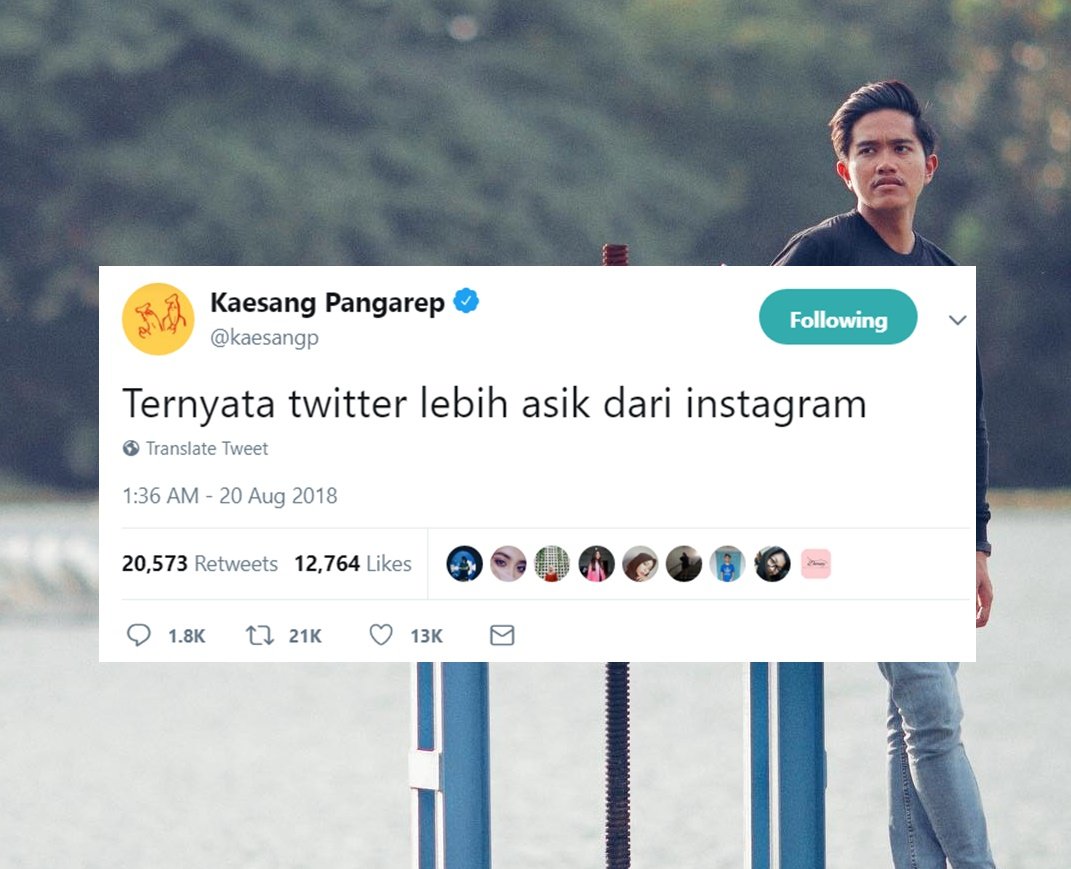 11+ Bukti Betapa Recehnya Kaesang Pangarep di Twitter. Hati-hati, Pamor Selebtweet Bakal Tergeser nih!