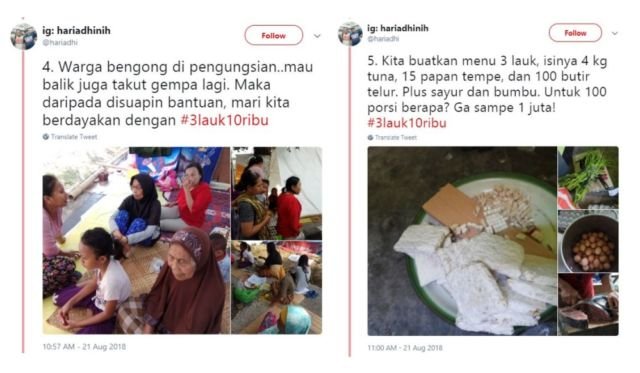 Bangkit dari Gempa Lombok dengan Memberdayakan Pengungsi. Gerakan #3lauk10ribu Ini Inspiratif Banget