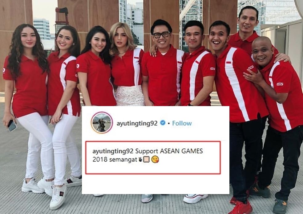 Sudah Tiga Hari, Warganet ‘Buru’ Postingan Ayu Ting Ting yang Salah Tulis Asian Games jadi ASEAN Games