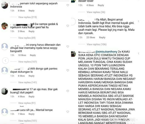 Anthony Ginting Gagal Raih Kemenangan & Alami Cidera Parah. Warganet Malah Bully Habis-habisan