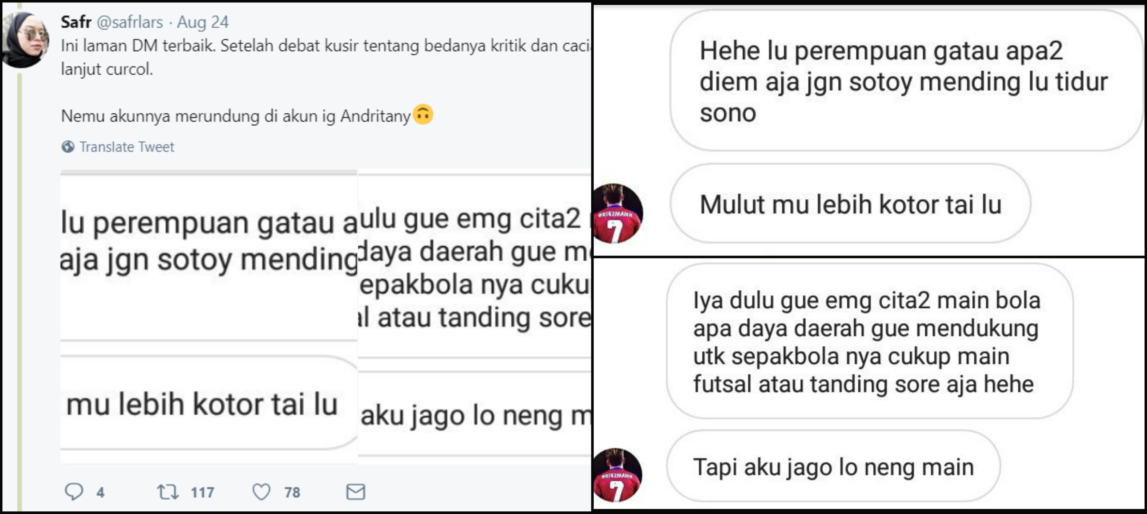 Lewat DM, Cewek ini Tegur Banyak Warganet yang Komentar Negatif pada Ginting. Harus Didukung nih!