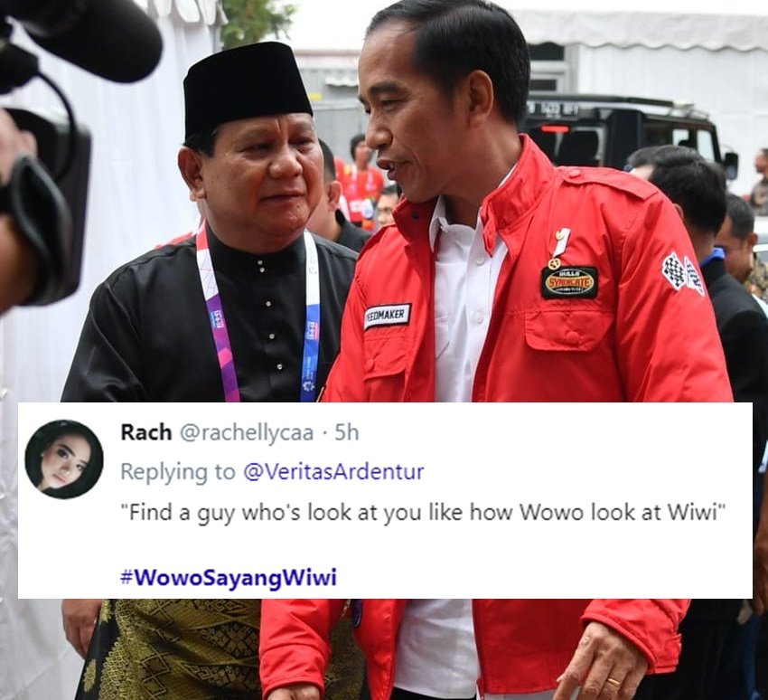 Jokowi dan Prabowo Berpelukan, Warganet pun Bikin Kutipan Kocak nan Romantis. Gini dong, Adem~ :