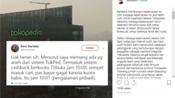 Pecat Puluhan Karyawan, Tokopedia Akui Adanya Kecurangan Sewaktu Flashsale. Pantesan Langsung Abis