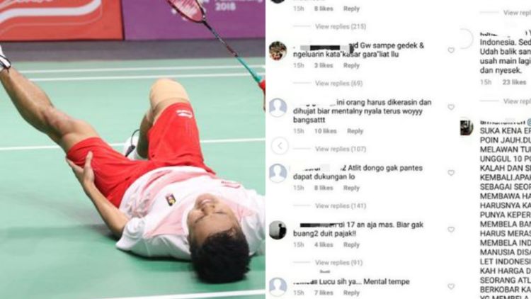 Anthony Ginting Gagal Raih Kemenangan & Alami Cidera Parah. Warganet Malah Bully Habis-habisan