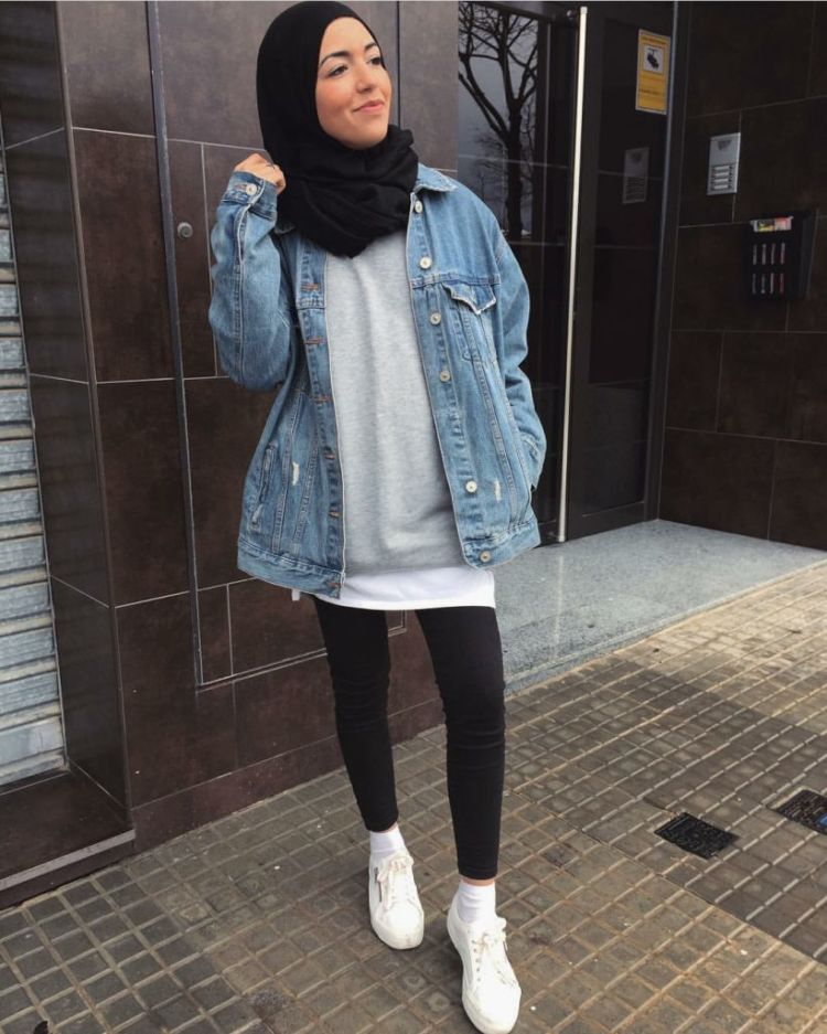 style jaket jeans wanita