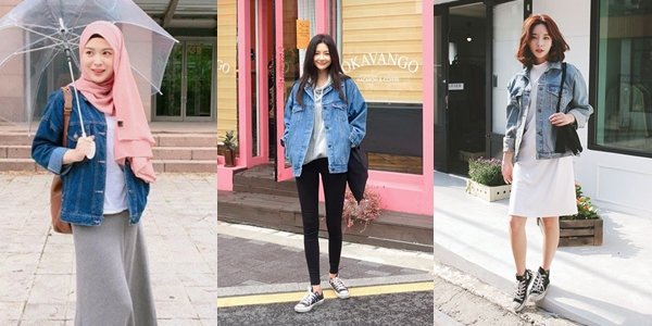 430 Koleksi Jaket Denim Model Korea HD Terbaru