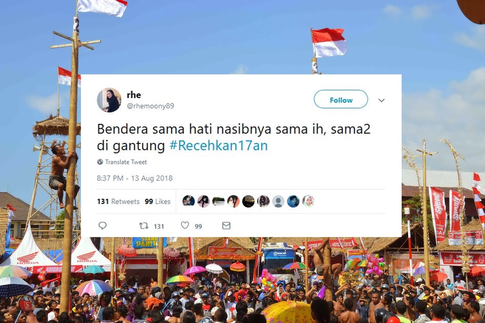 Ikut Semarakkan 17 Agustus, Warganet Malah Ngejokes Receh Pakai Tagar #Recehkan17an. Kocak Abis!