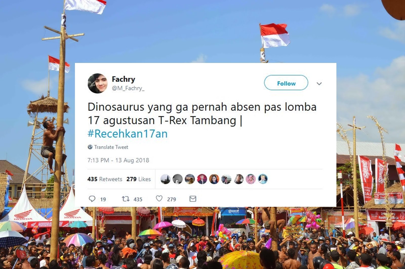 Ikut Semarakkan 17 Agustus, Warganet Malah Ngejokes Receh Pakai Tagar #Recehkan17an. Kocak Abis!