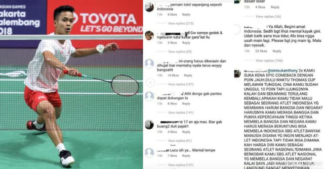 Di Balik Apa yang Terjadi Pada Anthony Ginting, Ada 9 Makna Menggetarkan Ini yang Perlu Kamu Resapi