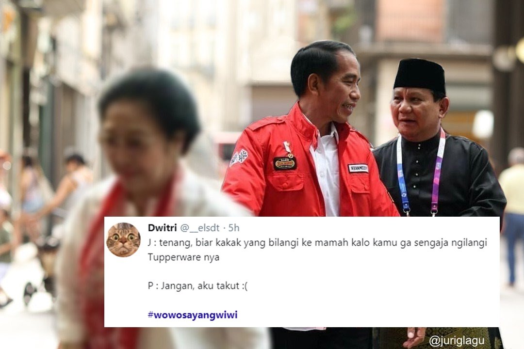 Jokowi dan Prabowo Berpelukan, Warganet pun Bikin Kutipan Kocak nan Romantis. Gini dong, Adem~ :