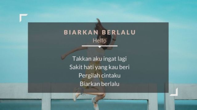 lirik lagu biarkan berlalu - Hello