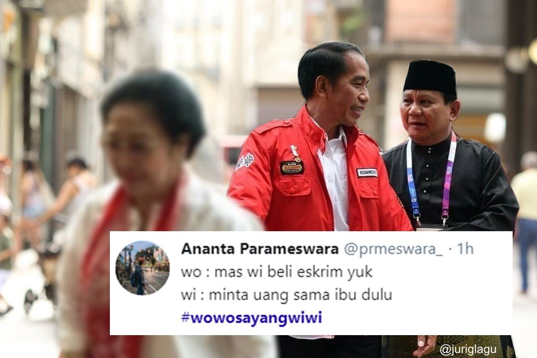 Jokowi dan Prabowo Berpelukan, Warganet pun Bikin Kutipan Kocak nan Romantis. Gini dong, Adem~ :