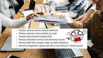 Buka Loker untuk Staf IT dengan Jobdesk Berlebihan, Perusahaan ini Dibilang Lagi Nyari Dewa. Kocak!