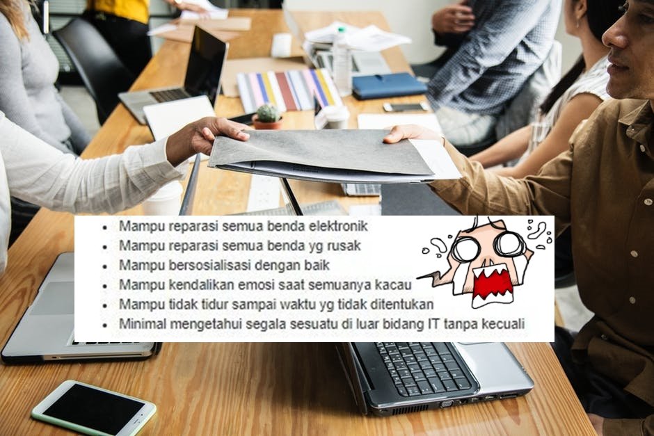 Buka Loker untuk Staf IT dengan Jobdesk Berlebihan, Perusahaan ini Dibilang Lagi Nyari Dewa. Kocak!