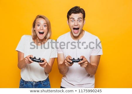 Happy Excited Young Loving Couple