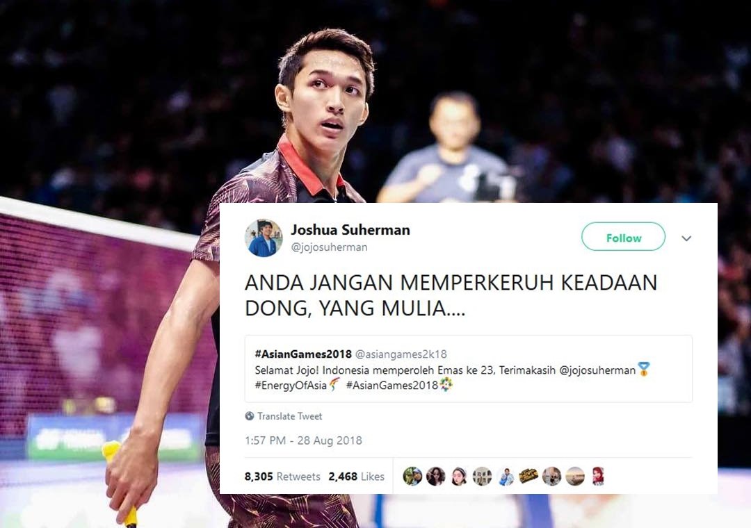 13+ Reaksi Joshua Suherman Saat Warganet Banyak yang Salah Mention. Bu, ini Jojo, Bukan Jonathan! :(