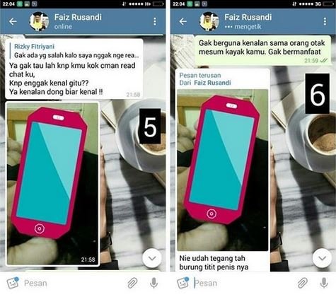 Kirim Foto Mesum, Pelaku Bilang Etika dan Pendidikan Nggak Ada Hubungannya. Warganet Gemeslah!