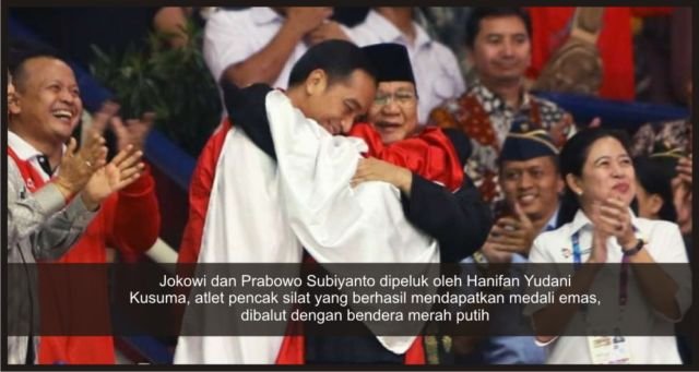 Pelukan Jokowi dan Prabowo Bikin Adem Polemik Pilpres 2019. Inilah 12 Berita Penting Minggu Ini