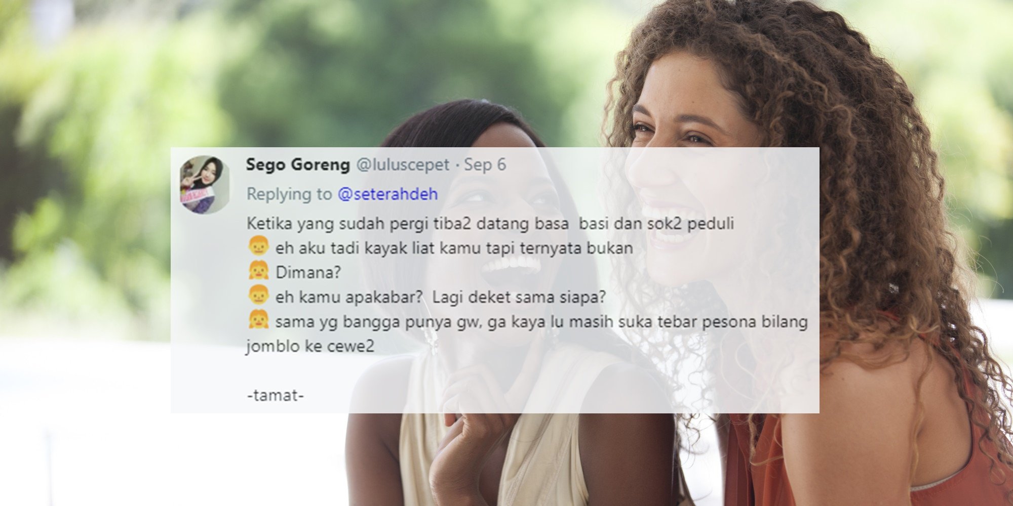 Kamu Bakal Mundur Teratur Nyapa Mantan Kalau Dibalasnya Begini Melulu. Makanya, Move On!