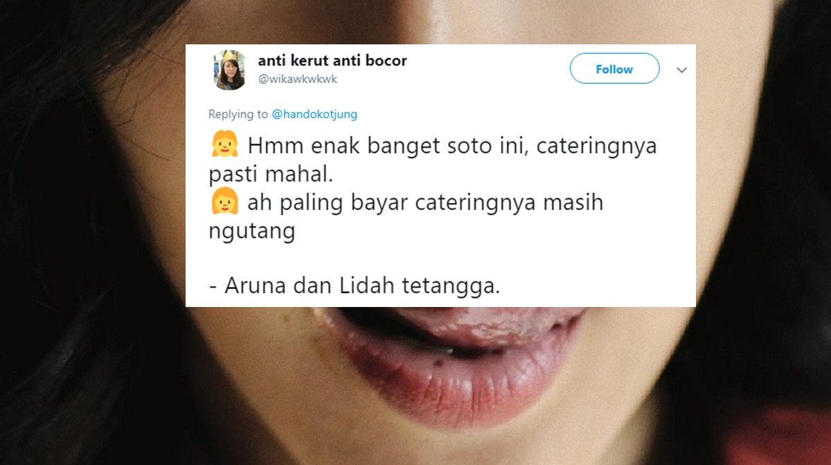 Ketika Giliran Aruna dan Lidahnya Jadi Plesetan, ini 11 Judul yang Dibuat Kocak oleh Warganet