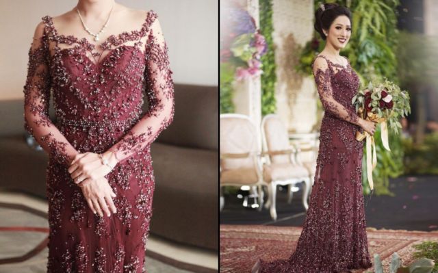 12+ Rupa-rupa Kebaya Bertabur Kristal Swarovski. Lagi Hits buat Lamaran atau Acara Resepsi