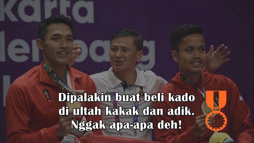 10+ Skenario Atlet yang Pulang Kampung Bawa Bonus Asian Games. Mendadak Jadi Banyak 'Temen' nih~