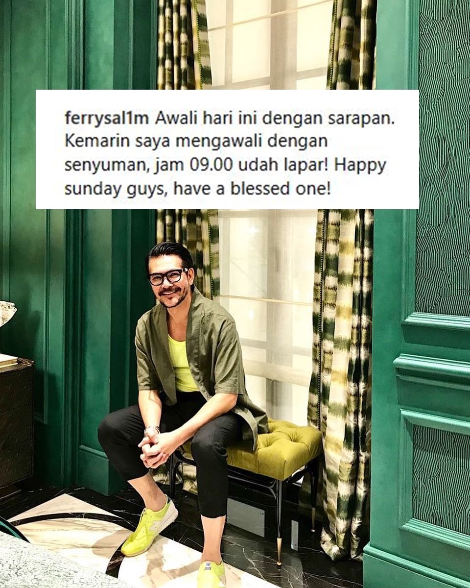 Ganteng-Ganteng Berkharisma, Caption 13 Foto Ferry Salim ini Justru Bikin Ngakak