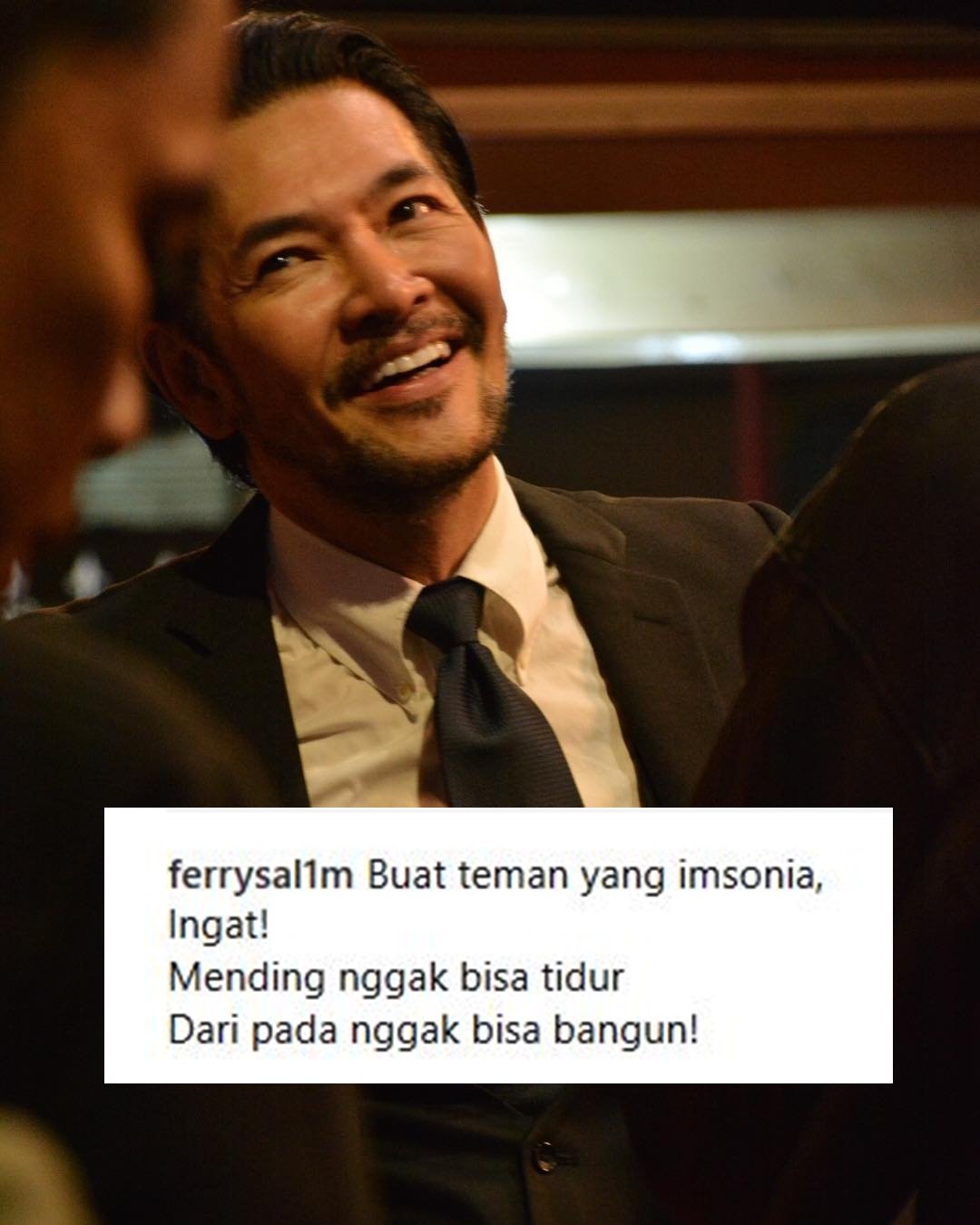 Ganteng-Ganteng Berkharisma, Caption 13 Foto Ferry Salim ini Justru Bikin Ngakak