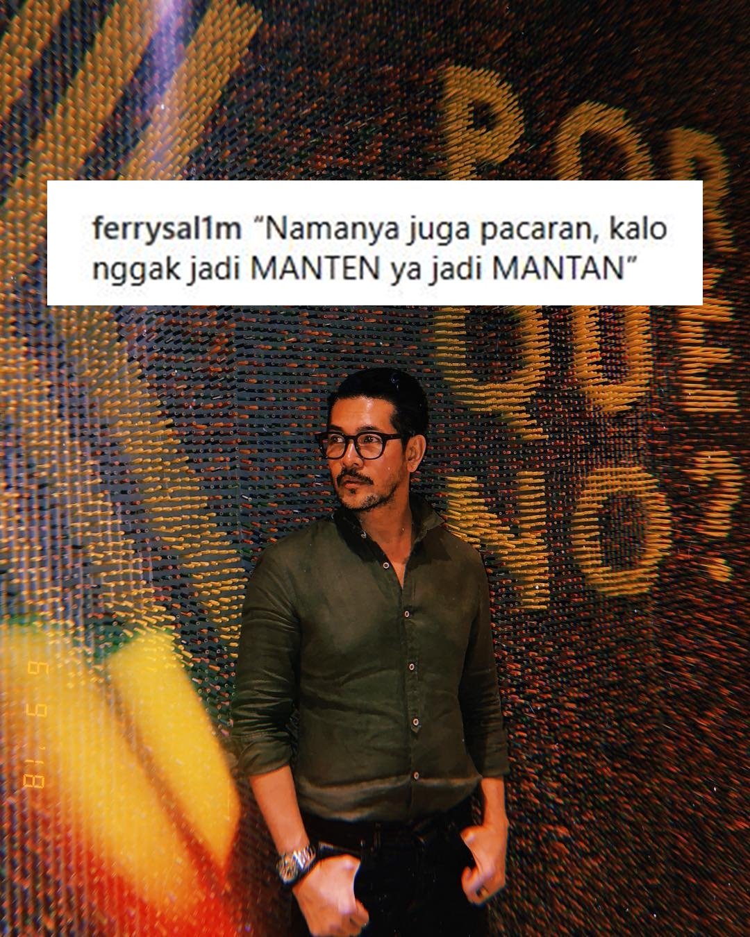 Ganteng-Ganteng Berkharisma, Caption 13 Foto Ferry Salim ini Justru Bikin Ngakak