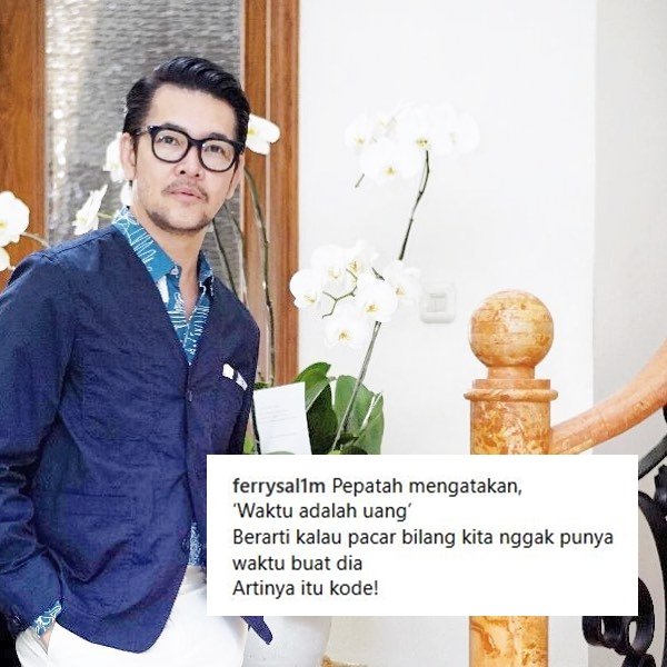 Ganteng-Ganteng Berkharisma, Caption 13 Foto Ferry Salim ini Justru Bikin Ngakak