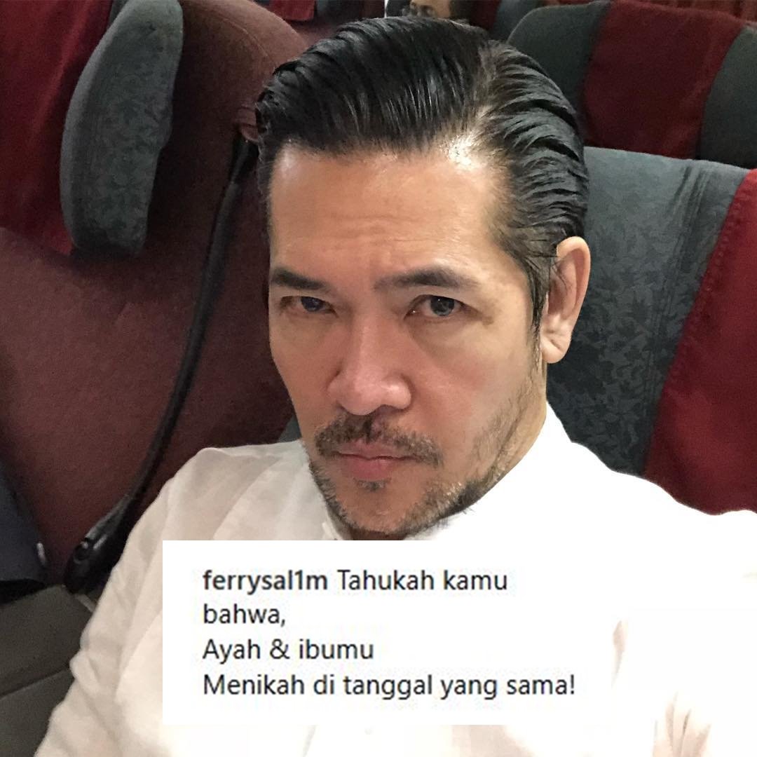 Ganteng-Ganteng Berkharisma, Caption 13 Foto Ferry Salim ini Justru Bikin Ngakak