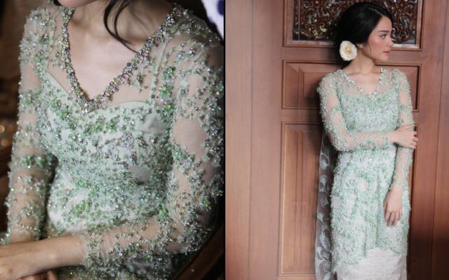 12+ Rupa-rupa Kebaya Bertabur Kristal Swarovski. Lagi Hits buat Lamaran atau Acara Resepsi