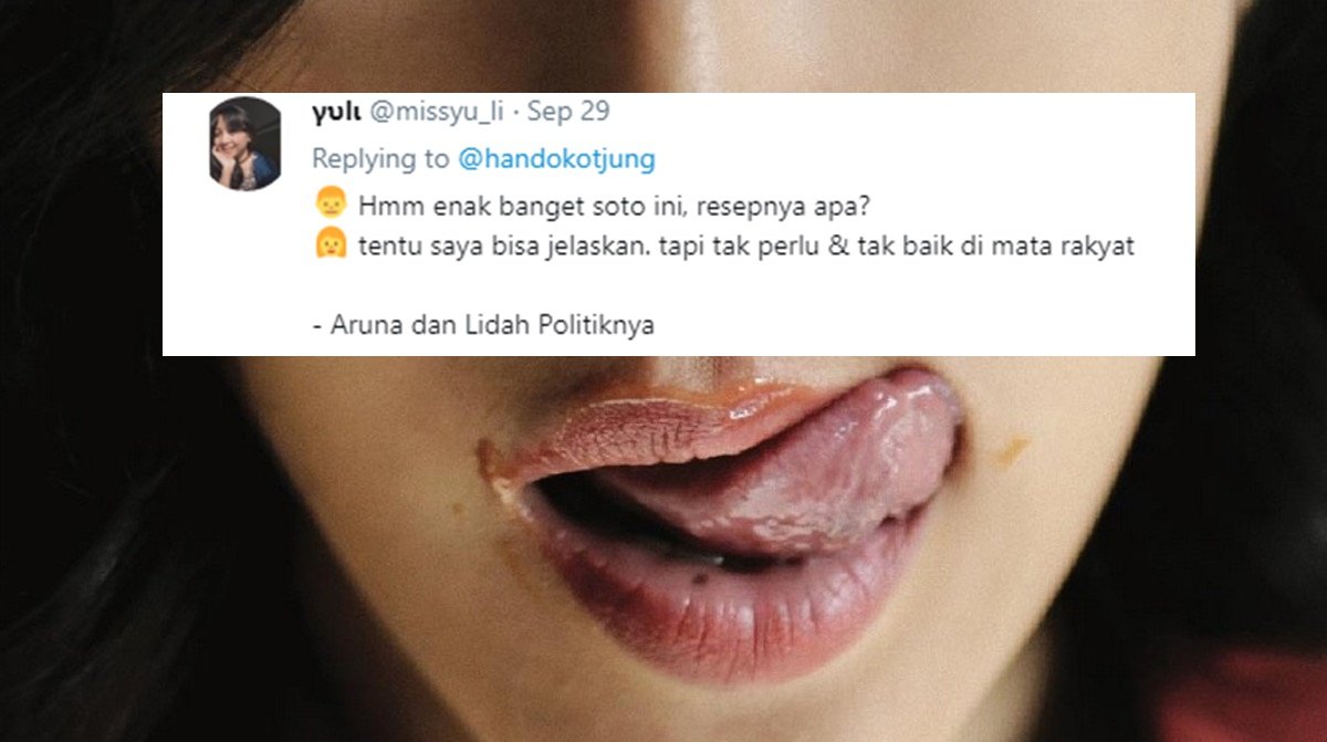 Ketika Giliran Aruna dan Lidahnya Jadi Plesetan, ini 11 Judul yang Dibuat Kocak oleh Warganet