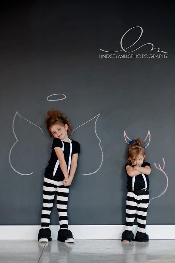 be an angel or a devil...