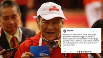 13 Tweet Kocak Warganet Saat Bambang Hartono Dapat Bonus Asian Games. Remah Rengginang!