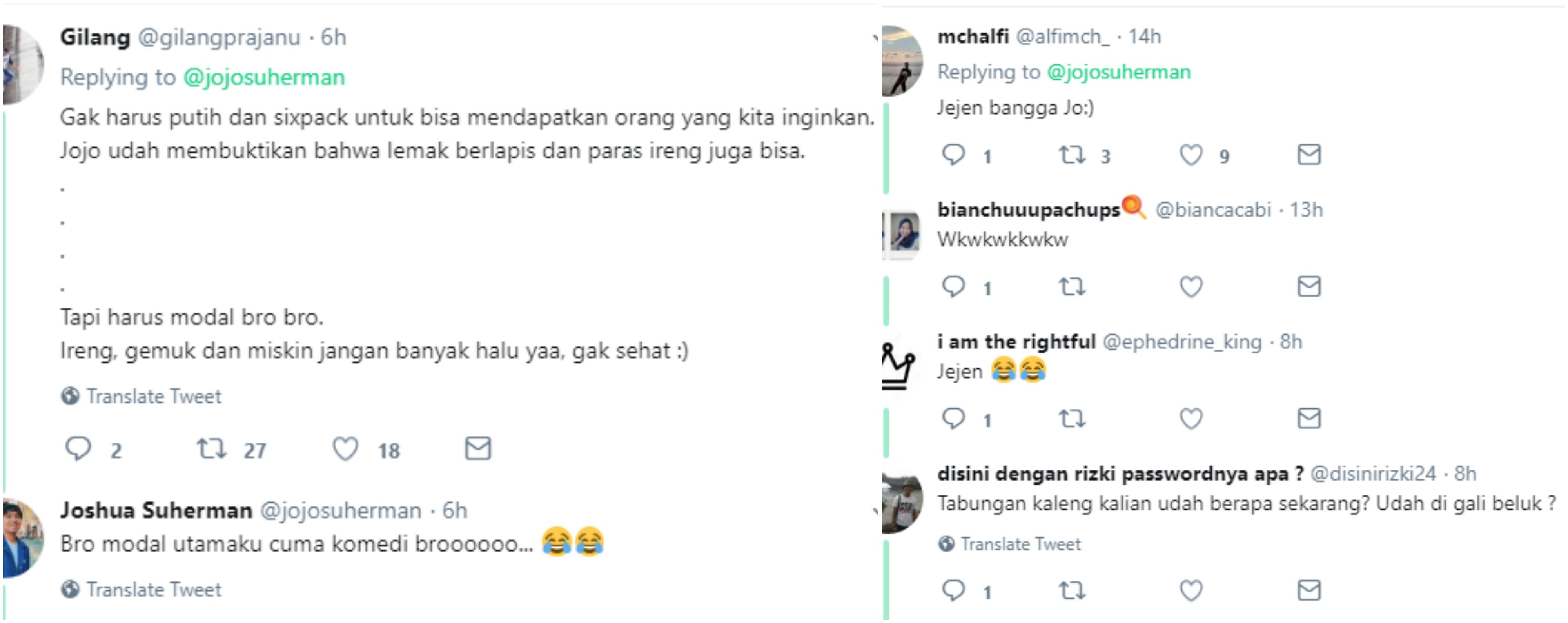 Jojo Atlet Dapat Emas, Jojo Suherman Dapat 'Emesh', Pasca Umumkan Jadian dengan Clairine Clay. Ciye~